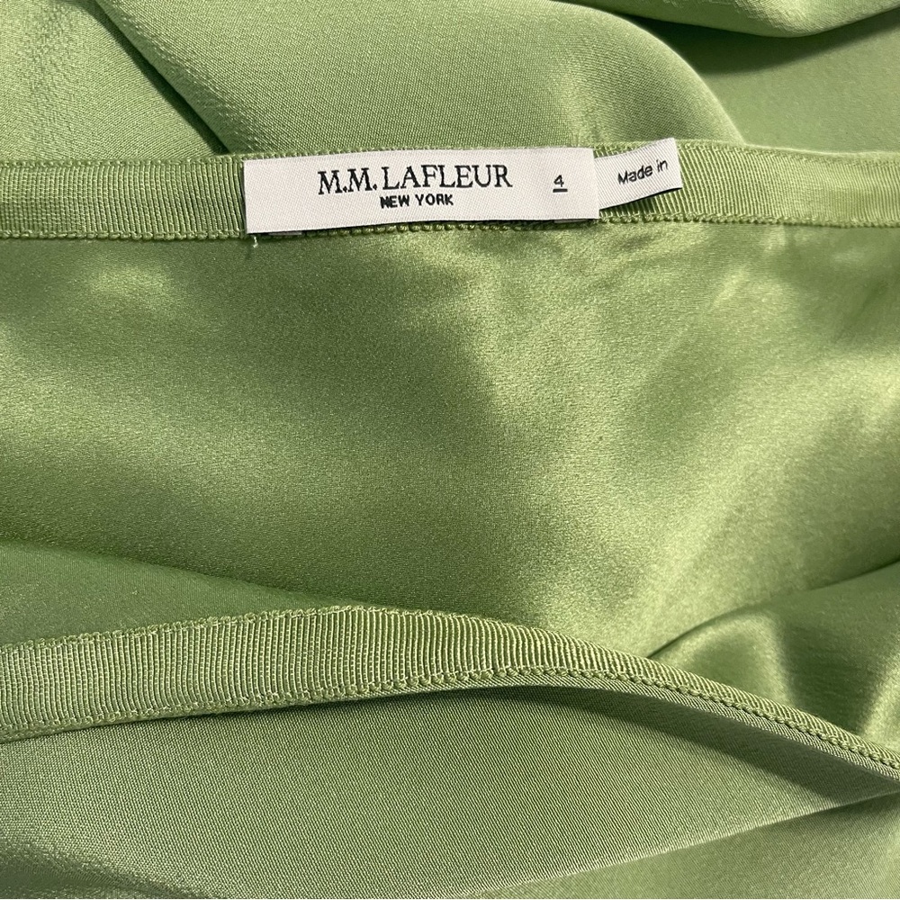 MM Lafleur Green Midi Skirt - Picture 7 of 8